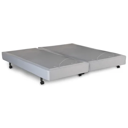 Simplicity 2.0 Split California King Adjustable Bed Base with Full Body Massage and Wireless Remote